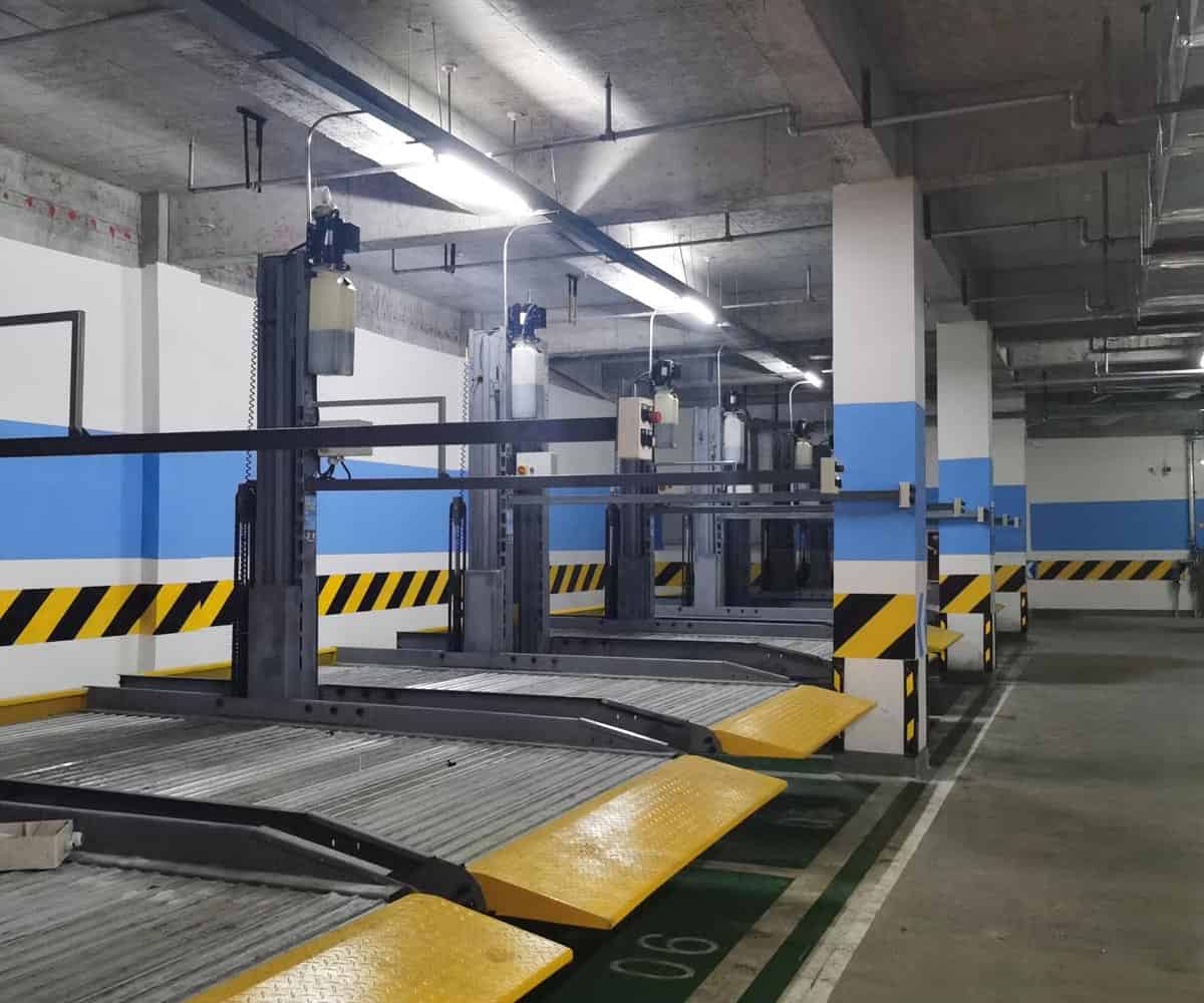 云龍PSH左右橫移機(jī)械停車(chē)設(shè)備改造