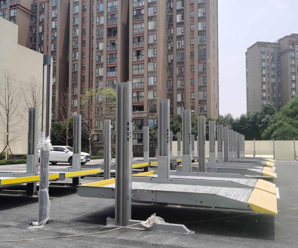 新平雙柱升降式機(jī)械式立體車庫(kù)廠家