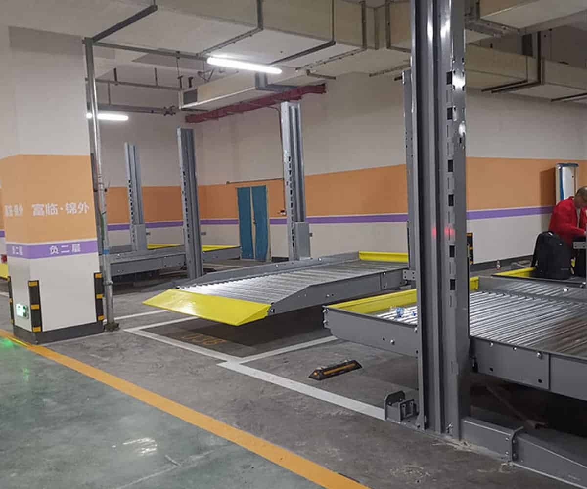 永善兩層簡易升降機械式停車庫短租
