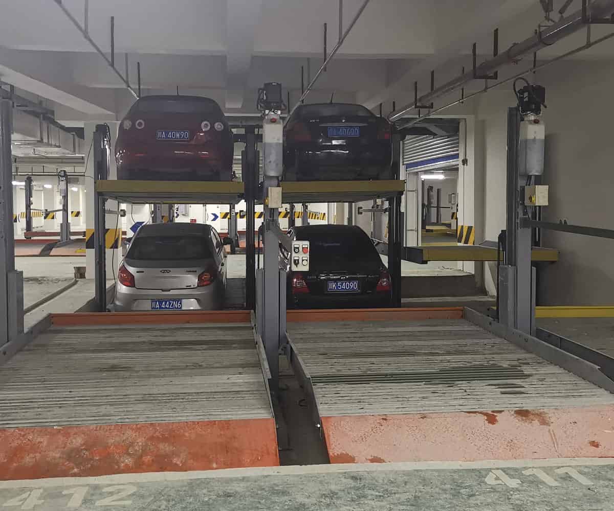 石渠四柱升降式立體停車場