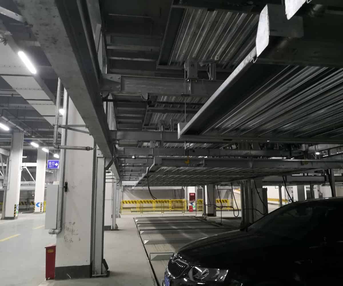 永德負(fù)一正四地坑式PSH5D1五層升降橫移機械式立體停車設(shè)備